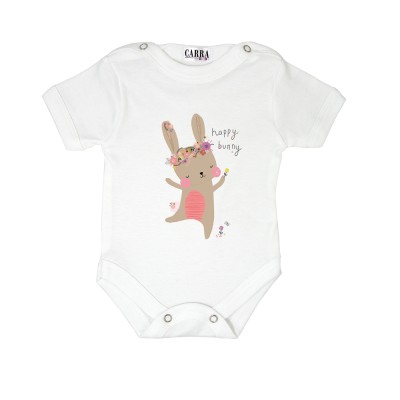 Carra Happy Bunny бебешко боди